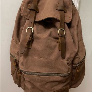 Use LARGE CAPACITY: Canvas rucksack size is about 18.1* 12.6*7.8 inches.